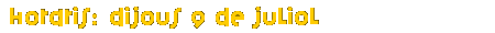  Horaris: dijous 9 de juliol 